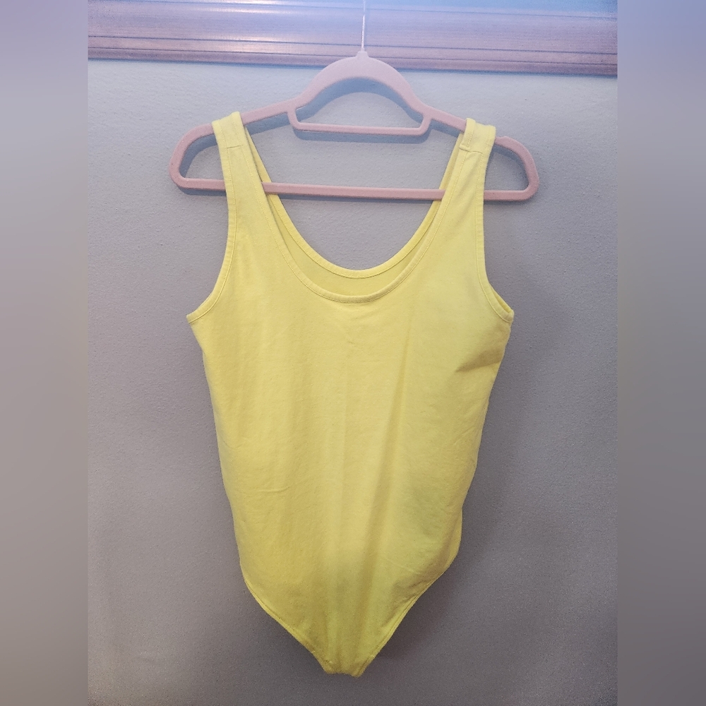 Torrid Foxy Yellow Tank Top Bodysuit